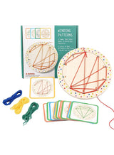 YelaJoy Toys Wooden Geoboard, Montessori Educational Toys Geometry Geoboard Elementary School, Educational Games for Children 3 4 5 6 Years Old,Interactive Games Gift for Girls 5