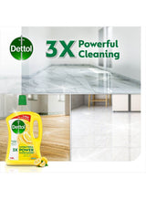 Dettol Lemon Antibacterial Power Floor Cleaner, Pack Of 2 Yellow 1.8x1.8Liters 2