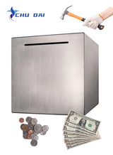 CHU DAI Stainless Steel Safe Piggy Bank for Adults (5.9 inch/15CM) 5