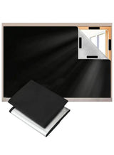 ONETO Portable Blackout Curtains With Self Adhesive Tape Travel Cuttable Sunscreen Shade Drapes For Bedroom Living Room Bathroom And Attic Blackout Curtains Width 145 cm Length 200 cm 6