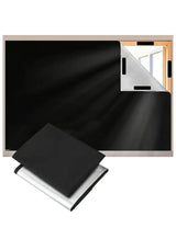 ONETO Portable Blackout Curtains With Self Adhesive Tape Travel Cuttable Sunscreen Shade Drapes For Bedroom Living Room Bathroom And Attic Blackout Curtains Width 145 cm Length 200 cm 1