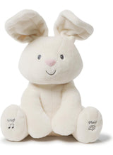 PLAY Animated Flora Bunny Plush Toy – Interactive Singing & Peek-a-Boo Soft Bunny for Baby Boys & Girls – Adorable Talking Rabbit Stuffed Toy for Infants, Toddlers & Newborns 5
