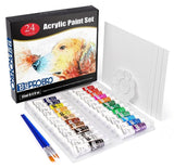 PARTNER Stretched Canvas Board 30x30cm Size 280gsm Thickness 4