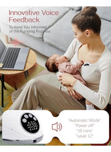 chiteng Hands Free Breast Pump - Wearable Breast Pumps with 4 Modes 12 Levels, Portable Breast Pumping for Work Travel Night with Leak-Proof Flange, Ideal for Breast Pump, 1 Piece 4