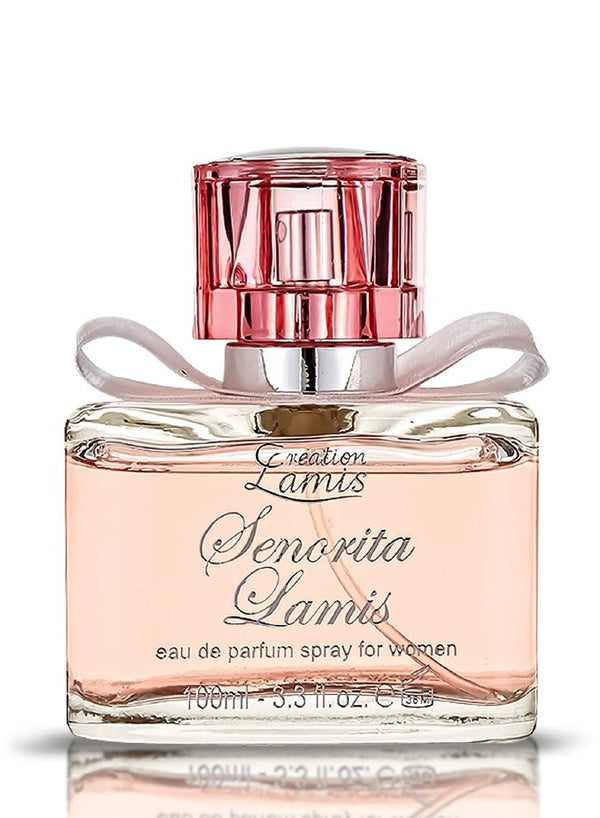 Creation Lamis Senorita Lamis Perfume for Women - 100ml / 3.3 fl.oz | Eau de Parfum (EDP) | Chypre, Floral & Fruity Long Lasting Fragrance | Gift for Women