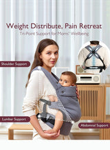 Momcozy Baby Carrier Newborn To Toddler - Ergonomic, Cozy And Lightweight Infant Carrier For 7-44Lbs, Effortless To Put On, Ideal For Hands-Free Parenting, Enhanced Lumbar Support 4