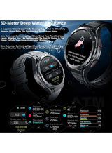GPS Smart Watch for Men Waterproof 1.43 Inch AMOLED Display Fitness Activity Tracke with Sleep Monitoring suitable for Android iOS 2