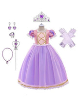 ZCM-HAPPY Fairy Tale Princess Breathable Comfort Theme Party Fancy Dress and Hair Clip Cosplay Costume 6