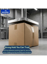 Dolphin High-Quality Brown Packing Tape 48 mm × 50 Yards – Pack of 6, 50 Micron Strong Adhesive Tape for Secure Carton Sealing & Packaging 2