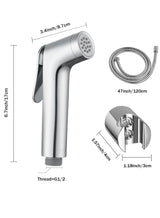 Jomoo Bidet Shattaf Set, Handheld Bidet Sprayer for Toilet with 47 Inch Stainless Steel Bidet Hose and Holder, 2 Modes Shower Bidet Spray Set 5