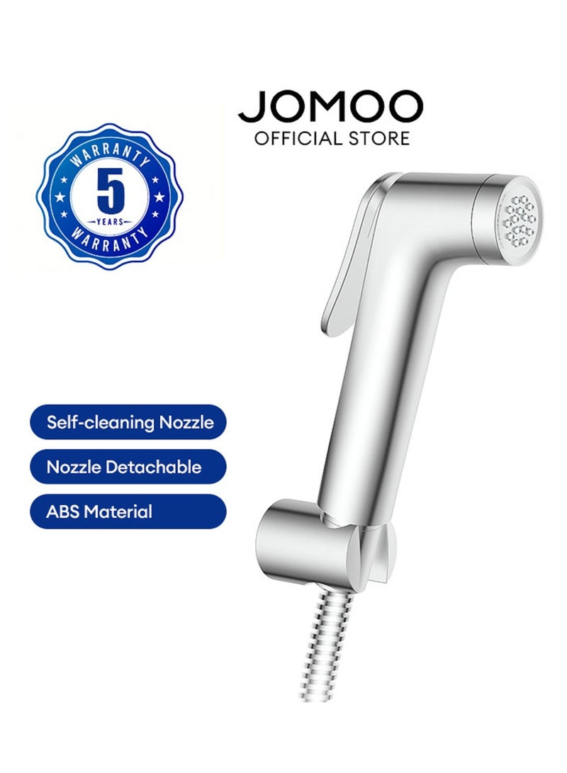 Jomoo Bidet Shattaf Set, Handheld Bidet Sprayer for Toilet with 47 Inch Stainless Steel Bidet Hose and Holder, 2 Modes Shower Bidet Spray Set