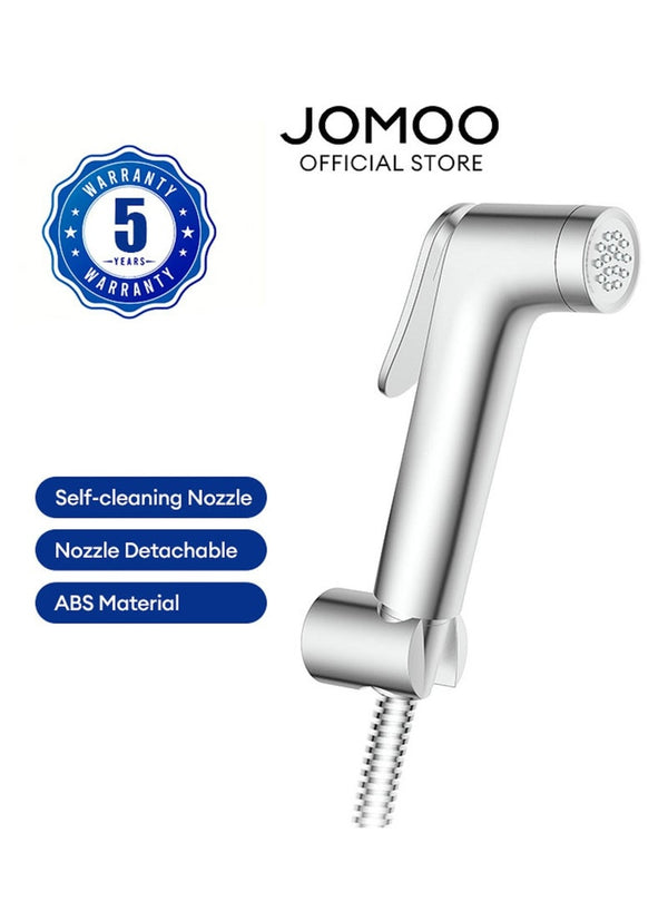 Jomoo Bidet Shattaf Set, Handheld Bidet Sprayer for Toilet with 47 Inch Stainless Steel Bidet Hose and Holder, 2 Modes Shower Bidet Spray Set