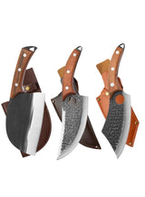 OSOOKE 3 Piece Chef Knife Set, High Carbon Steel Japanese Kitchen Knives for Meat Cutting 1