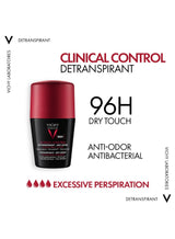 VICHY 96 Hour Clinical Control Deodorant For Men Clear 50ml 2