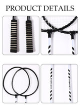 DUNISO Badminton Rackets Set 2 Player Badminton Rackets Lightweight Badminton Racquet with 3 Shuttlecocks and 1 Carrying Bag,Badminton Backyard Games for Outdoor,Garden,Beach,Family Fun Game 3