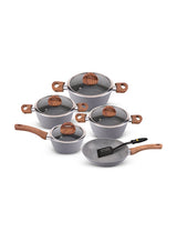 DELCASA Chef Master 10 Piece Non stick Cookware Set With 5 Layer Granite Coating DC2284 2